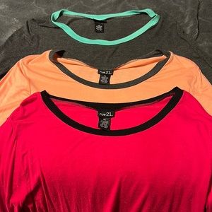 3 Rue 21 Boyfriend Long Sleeves